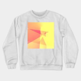 red yellow texture design Crewneck Sweatshirt